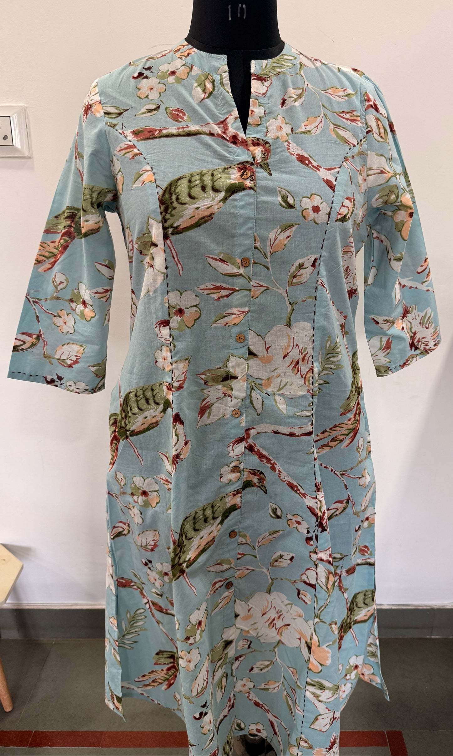 SKY BLUE BIRD PRINT