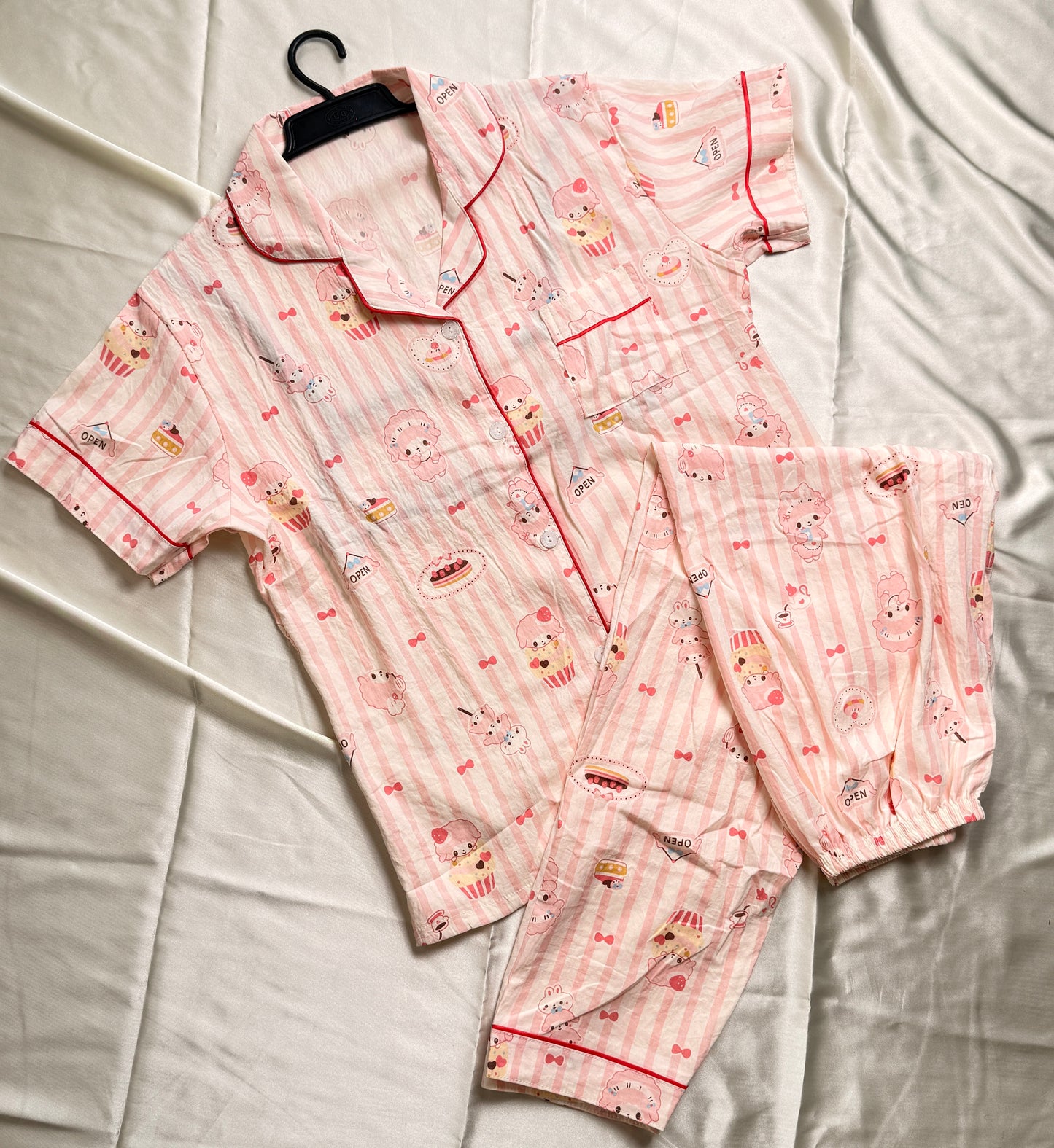 Sweet Treats & Pink Stripes Pj Set