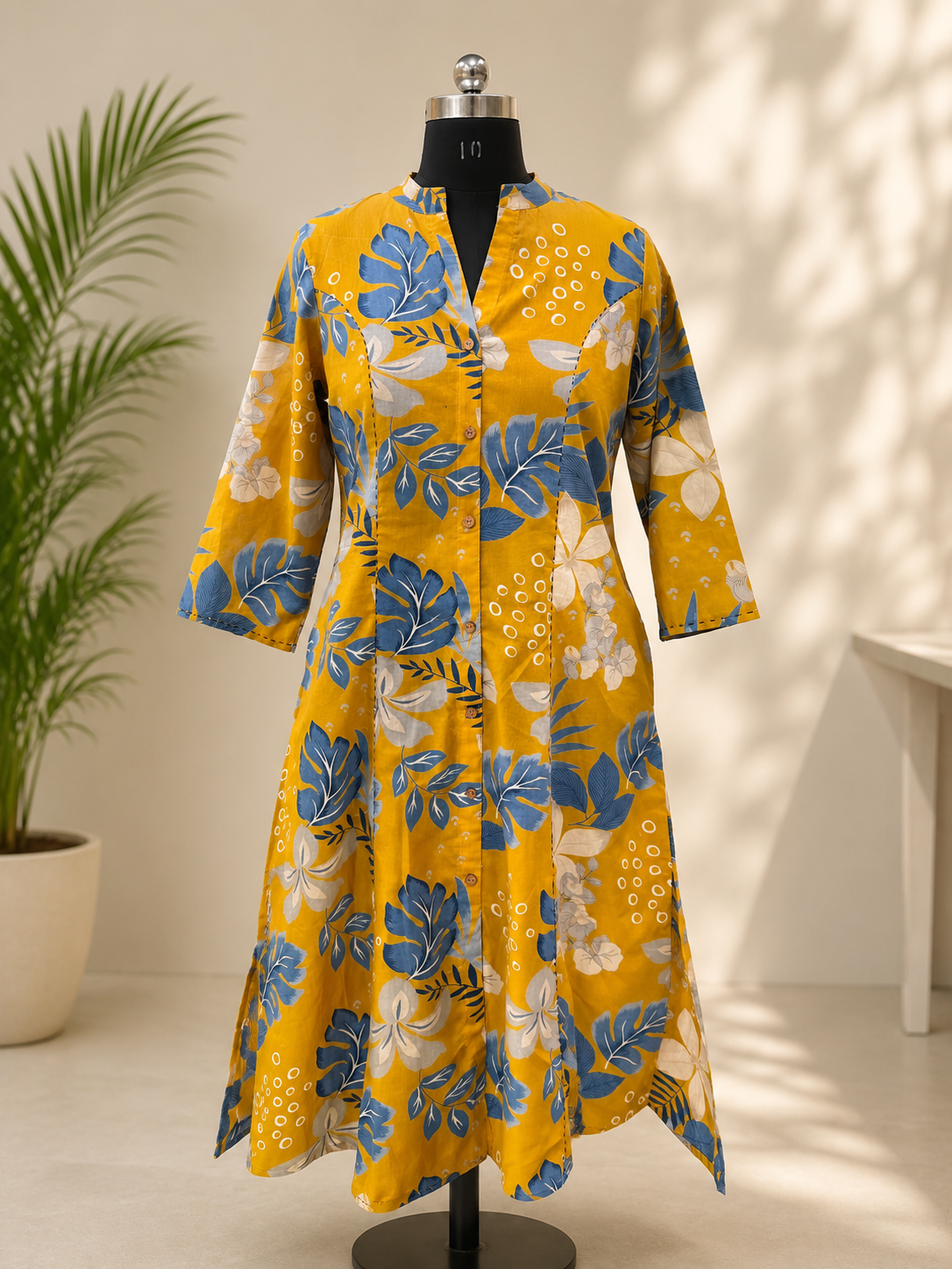 MUSTARD LEAF PRINT